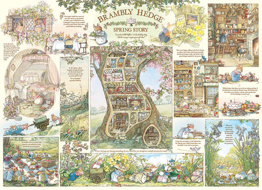 Puzzle Bramby Hedge Spring Story