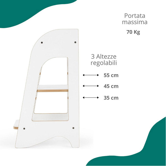 Torre Montessori Bianca Basic