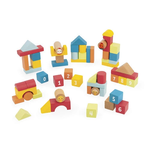 Fustino delle Costruzioni da 56 Pezzi