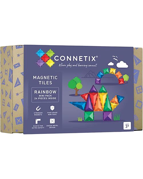Starter Pack Connetix da 24 Tessere Magnetiche