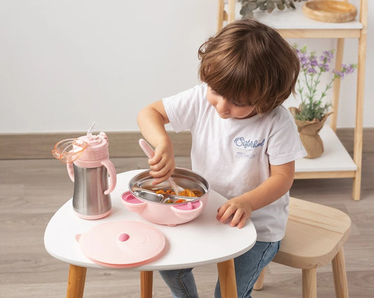Contenitore termico per alimenti in acciaio INOX rosa