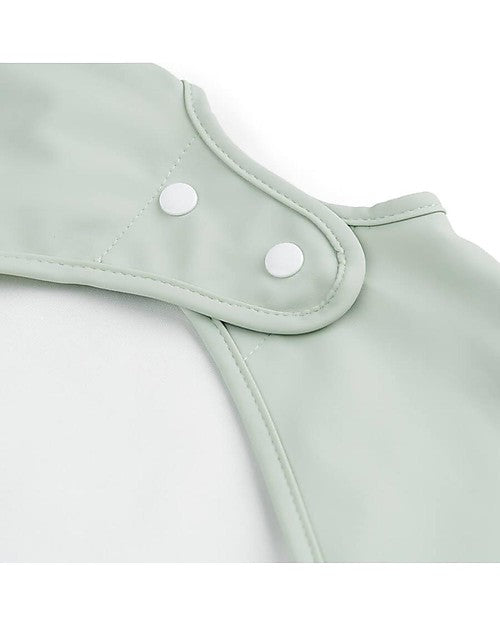 Bavaglio a Maniche Lunghe Impermeabile con Tasca Croco Verde