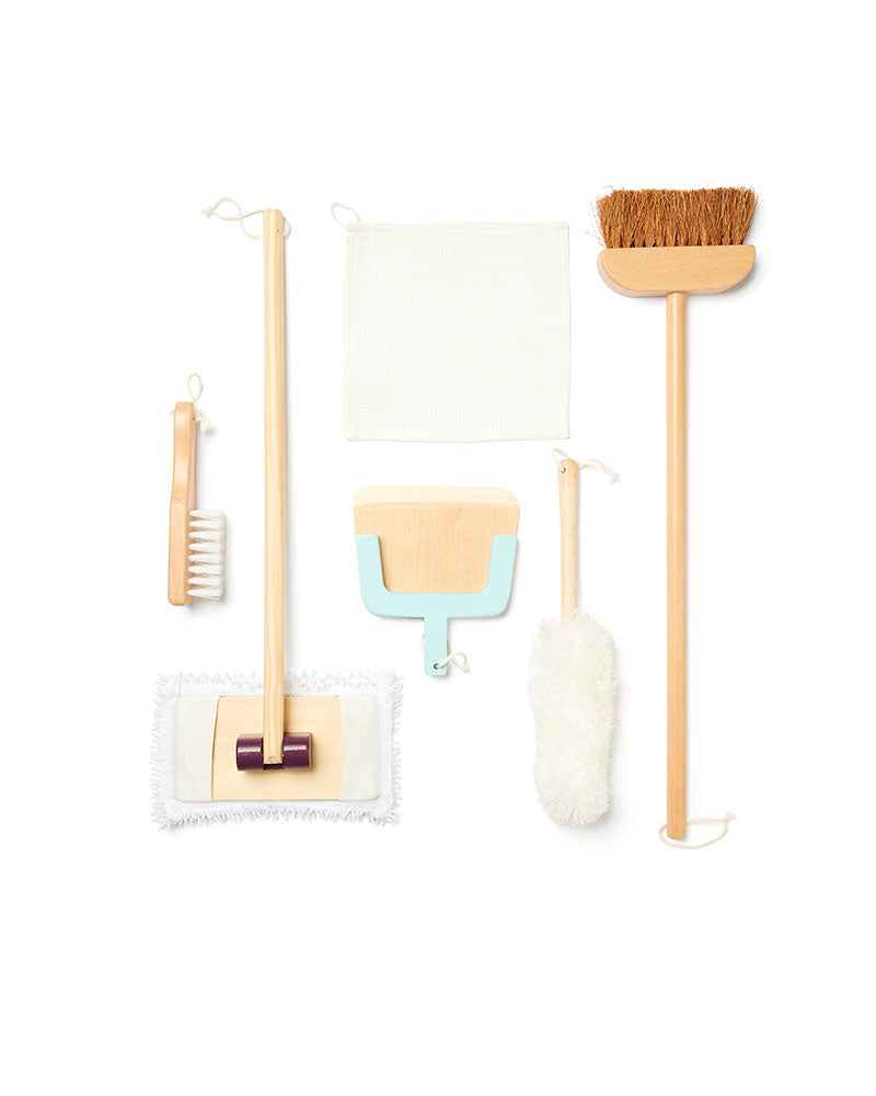 Set per le Pulizie in Legno