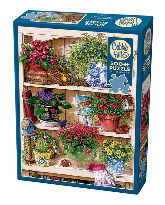 Puzzle Flower Cupboard 500 Pezzi