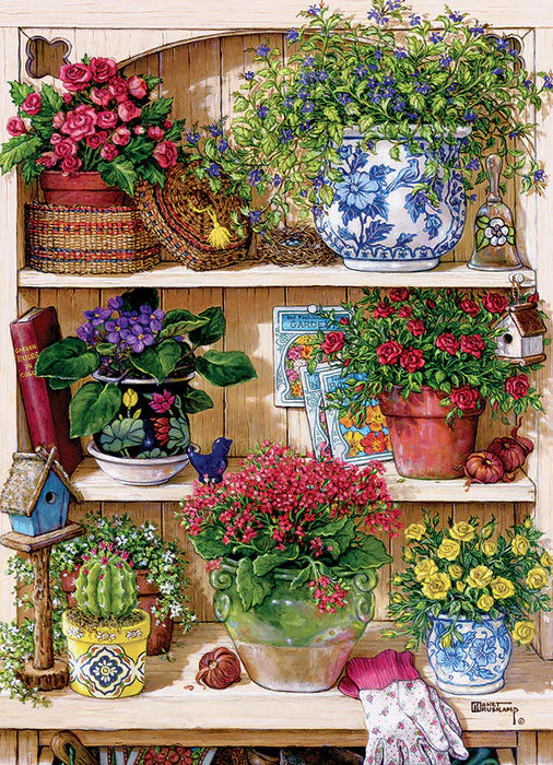 Puzzle Flower Cupboard 500 Pezzi