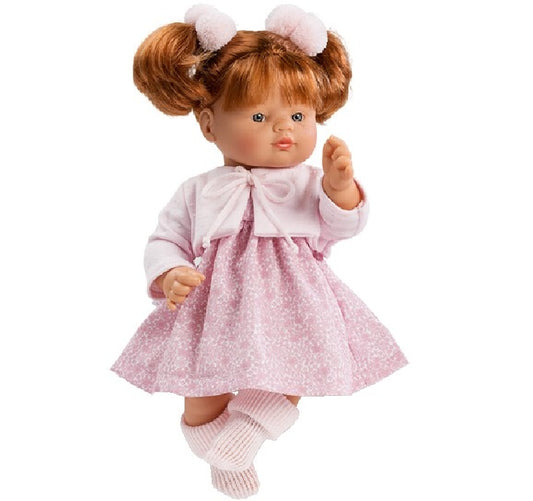 Bambole Guille 36cm Vestito Rosa