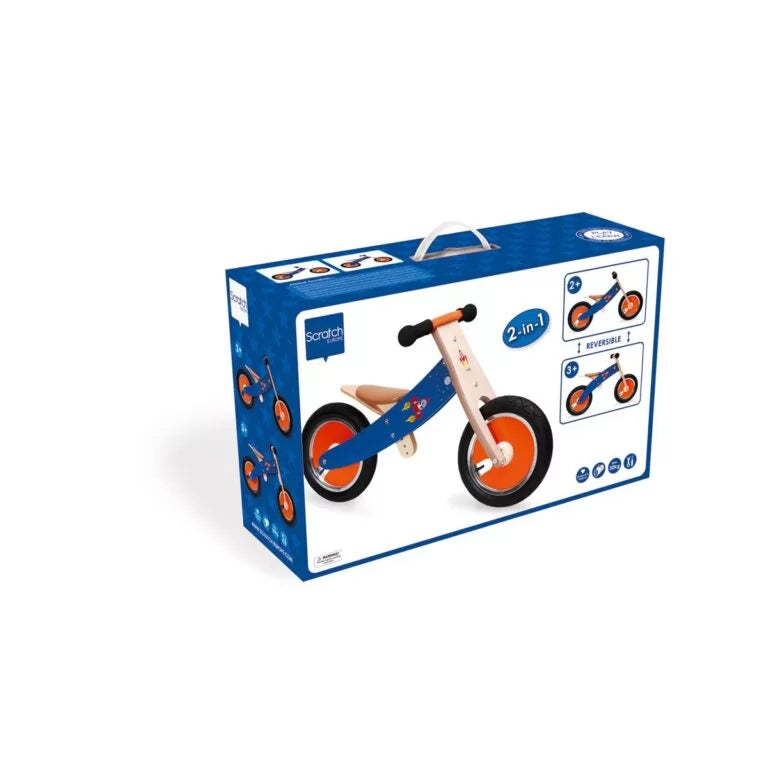 Scratch Balance Bike in Legno