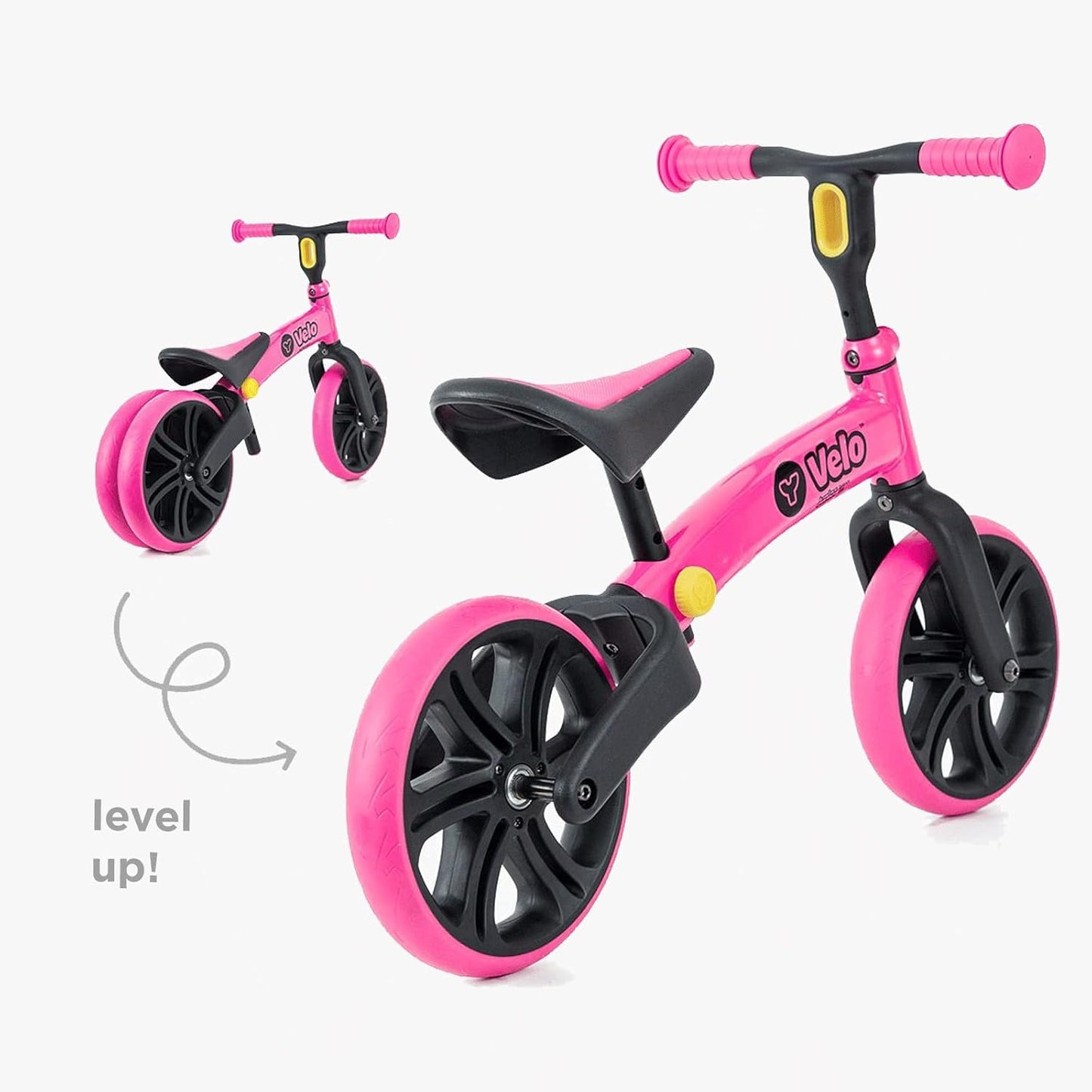 Y Velo Balance Bike Rosa