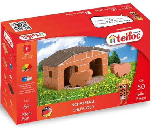 Stalla Per Pecore da Costruire con 50 Mattoncini