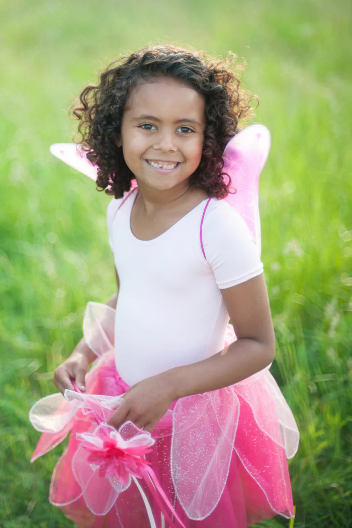 Set Tutu e Ali Petali di Rosa