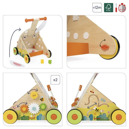Baby Walker Multiattività in Legno