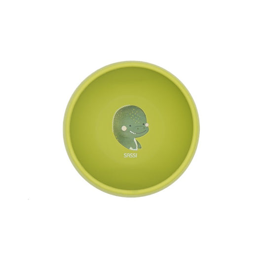 Ciotola con Ventosa in Silicone Dinosauro Cracky