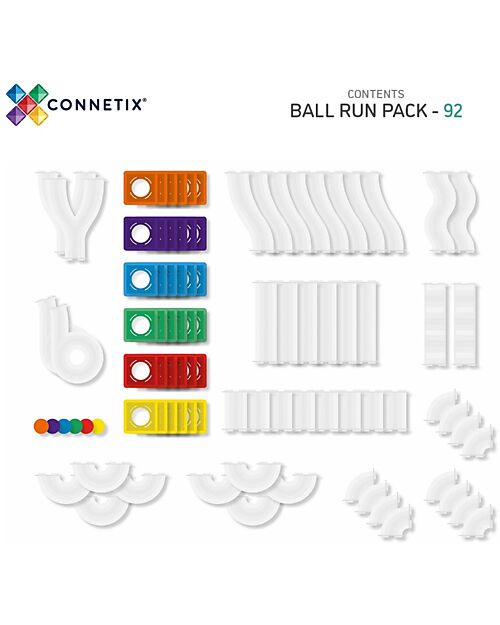Connetix Pista Palline 92 Pezzi