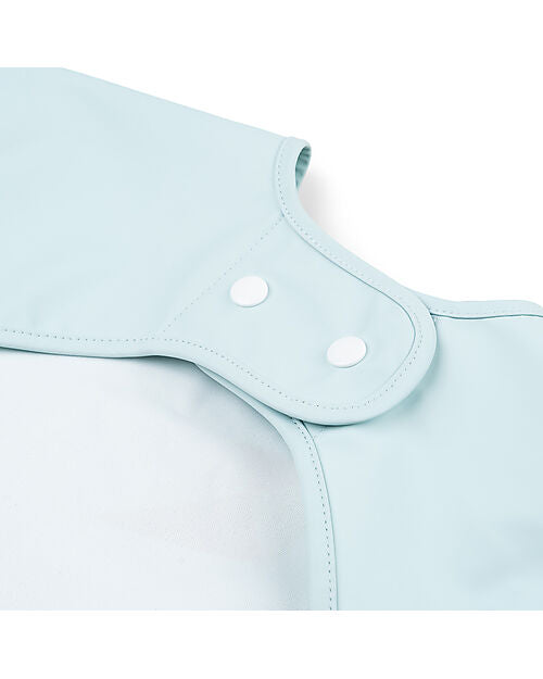 Bavaglio a Maniche Lunghe Impermeabile con Tasca - Elphee Blu