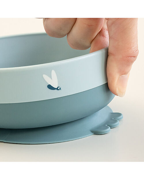 Set Pappa Foodie - Ciotola Tazza e Cucchiaio - Elphee  Blu