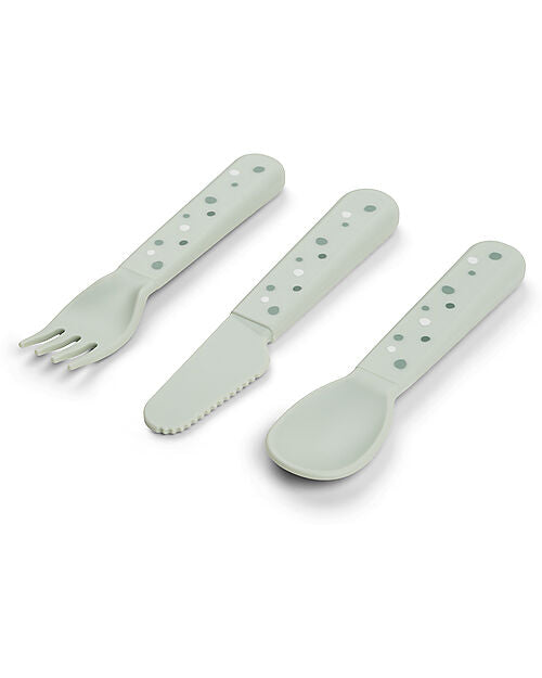 Set Posate Foodie - Happy Dots Verde