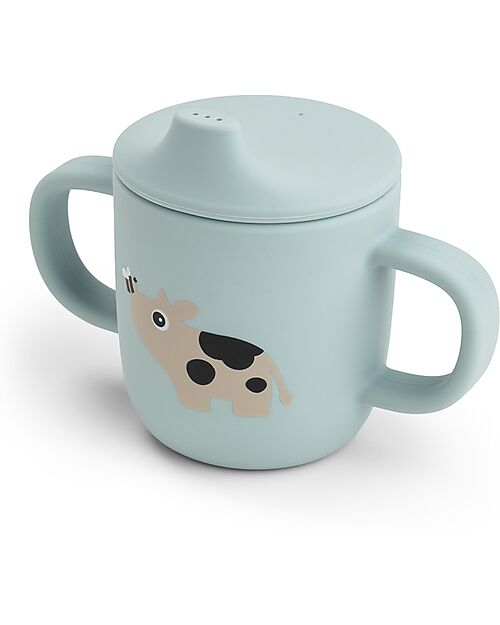 Tazza con Beccuccio 120 ml - Tiny Farm - Blu