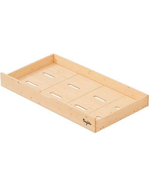 Letto Estraibile Montessori &amp; Cassetto Contenitore 2-in-1 Evi