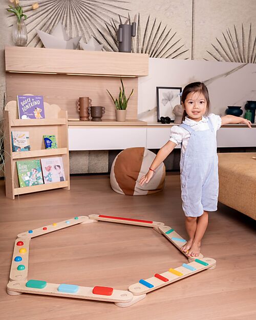 Percorso di Equilibrio in Legno Montessori