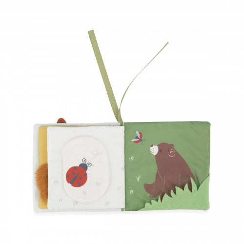 Libro Tattile con Peluche a Forma di Volpe