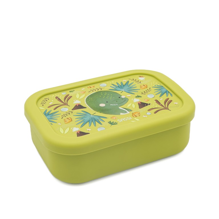 Lunch Box in Silicone Dinosauro Cracky