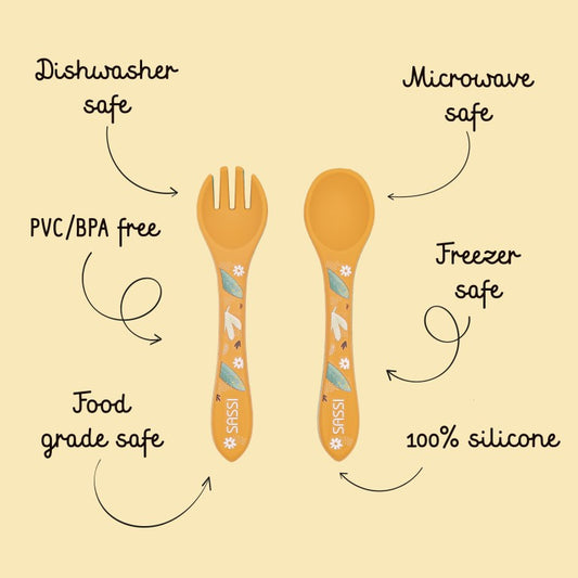Posate in Silicone Leone Chompy