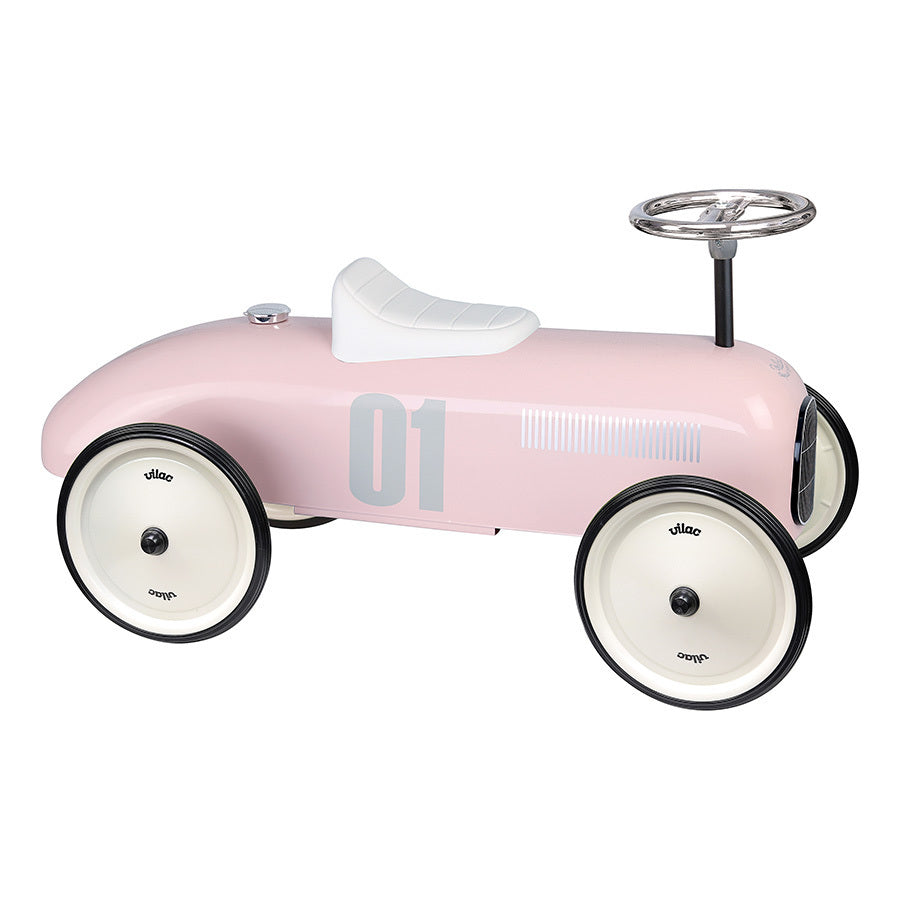 Macchina Vintage Cavalcabile Rosa Light